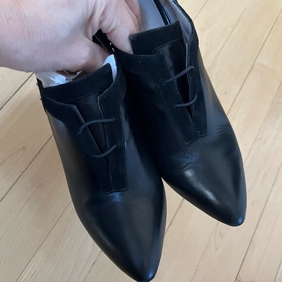 Jason Wu All Leather Gold Studded Made in Italy Bootie in Black 36.5 - Picture 4 of 14